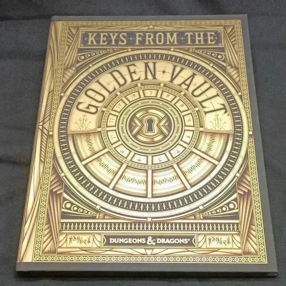 D&D Keys From the Golden Vault Hard Cover Alternative Art Book - Picture 1 of 2